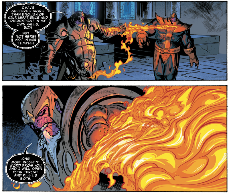 Illustration for article titled Donny Cates brings the thunder on Doctor Strange and Thanos